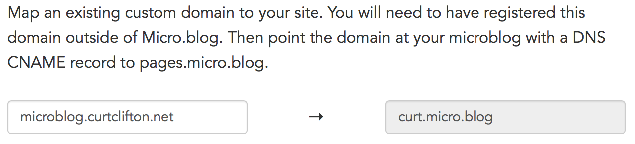 custom domain mapping